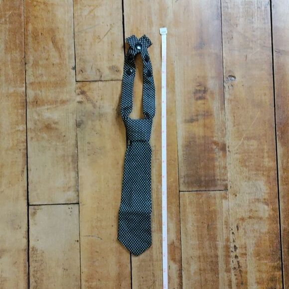 Brown White Tie Adjustable Baby Tiddler Boy Easter Wedding Pictures - Picture 2 of 10